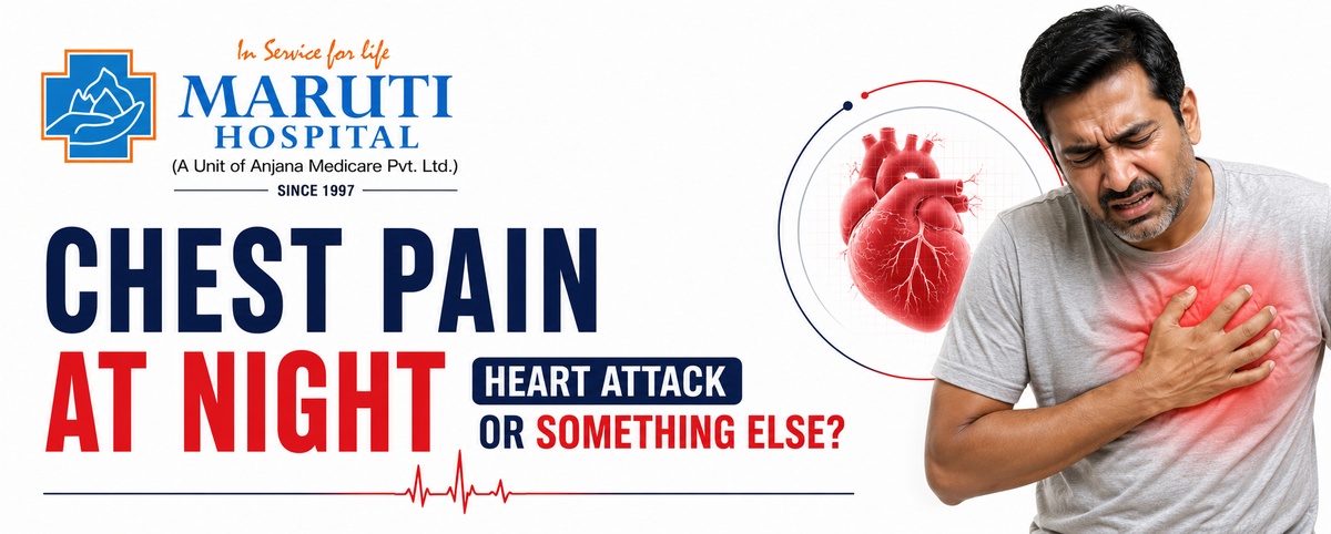 Chest Pain at Night – Heart Attack or Something Else? | Maruti Hospital, Trichy